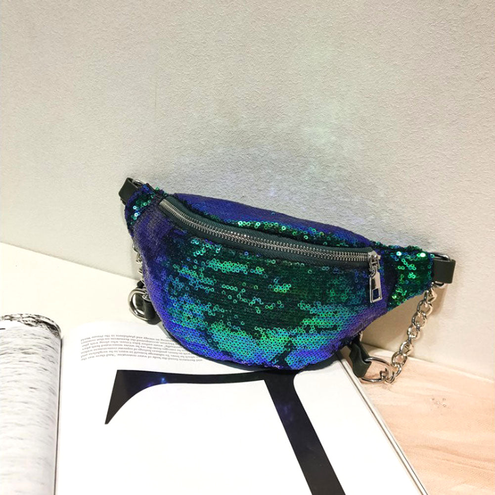 glitter waist bag